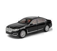 JINGDEE Decorative Car Model 1:24 For 760li Diecast Metal Alloy Desktop Car Model New Year's Eve Party Decoration perfect for gifting(Black)