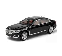 JINGDEE Decorative Car Model 1:24 For 760Li Diecast Metal Alloy Scale Car Model New Year's Eve Party Decoration perfect for gifting(Black)