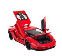 JINGDEE Decorative Car Model 1:24 For LP770-4 Alloy Super Muscular Sportcar Model Modern Style Decoration perfect for gifting(Red)