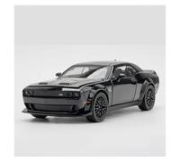 JINGDEE Decorative Car Model 1:32 For Challenger Hellcat Redeye Diecast Metal Alloy Scale Car Model Desktop Decoration perfect for gifting(Black)