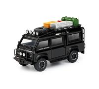 JINGDEE Decorative Car Model 1/32 For Defender Van Off-Road SUV Diecast Alloy Collection Car Model Decorative Ornament perfect for gifting(Black)