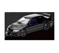 JINGDEE Decorative Car Model 1:32 For Lancer Evolution Diecasts Metal Alloy Luminous Racing Car Model Work Area Decoration perfect for gifting(Black)