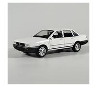 JINGDEE Decorative Car Model 1:32 For Santana Diecast Alloy Metal Collection Car Model Classic Style Decoration perfect for gifting(White)