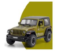 JINGDEE Decorative Car Model 1:32 For Wrangler Rubicon 1941 Diecast Metal Alloy Display Car Model Holiday Party Gift perfect for gifting(Green)