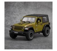 JINGDEE Decorative Car Model 1:32 For Wrangler Rubicon 1941 Off-Road Diecast Metal Alloy Scale Car Model Industrial Style Decoration perfect for gifting(Green)