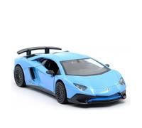 JINGDEE Decorative Car Model 1:36 For Aventador LP750-4 Diecast Metal Display Sport Car Model Holiday Party Gift perfect for gifting(Black)