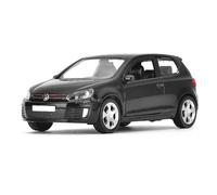 JINGDEE Decorative Car Model 1:36 For Golf 6 GTI Diecast Metal Alloy Realistic Miniature Car Model Holiday Party Gift perfect for gifting(Black)