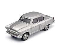 JINGDEE Decorative Car Model 1:43 For Volga GAZ-21 Diecast Metal Alloy Realistic Miniature Car Model Bedroom Decoration perfect for gifting(Silver)