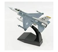 JINGDEE Display scale aircraft 1/100 For F-16 Fighter Aircraft USAF Diecast Metal Collection-level Airplane Model Decorative Study Room Suitable for gift giving