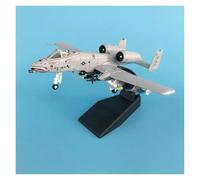 JINGDEE Display scale aircraft 1/100 For Fairchild A-10 Thunderbolt II Warthog Fighter Diecast Metal Plane Military Model Party Gift Suitable for gift giving