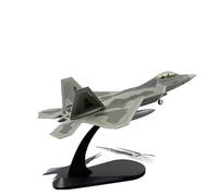 JINGDEE Display scale aircraft 1/100 For Lockheed F-22 Raptor Fighter Diecast Metal Military Plane Model Conference Table Ornament Suitable for gift giving