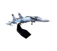 JINGDEE Display scale aircraft 1:100 For The Former Soviet Union Su-27 Fighter Alloy Plane Model Military Aircraft Collection Souvenir Suitable for gift giving