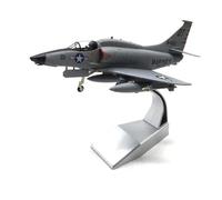 JINGDEE Display scale aircraft 1:100 For USMC Skyhawk A-4 Fighter Plane Alloy Military Simulated Aircraft Model Collection Souvenir Suitable for gift giving