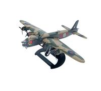 JINGDEE Display scale aircraft 1: 144 For 1943 British Sterling MK.III Heavy Bomber Model Alloy Classic WWII Aircraft Holiday Party Gift Suitable for gift giving