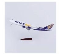 JINGDEE Display scale aircraft 1:157 For B747-400 ATLAS AIR Resin Airplane Collection-level Miniature Scale Aircraft Model Suitable for gift giving