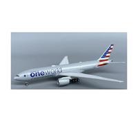 JINGDEE Display scale aircraft 1/400 For American B777-200ER Aircraft Model Alloy Miniature Scale Plane Conference Table Ornament Suitable for gift giving