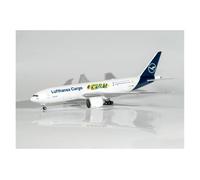 JINGDEE Display scale aircraft 1/400 For German B777F Cargo Aircraft Model Alloy Die-cast Scale Airplane Conference Table Ornament Suitable for gift giving