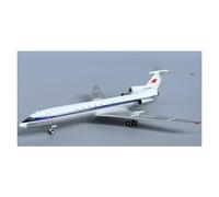 JINGDEE Display scale aircraft 1/400 For Soviet Tu-154 Airplane Alloy Die-cast Scale Aircraft Static Scale Model Reception Area Ornament Suitable for gift giving