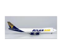 JINGDEE Display scale aircraft 1/400 For US Atlas Air B747-8F Aircraft Model Alloy Collection-level Airplane Holiday Party Gift Suitable for gift giving