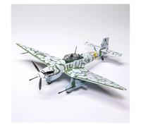 JINGDEE Display scale aircraft 1: 72 For German JU-87G2 Fighter Model Rudel 1945 Classic WWII Aircraft Holiday Party Gift Suitable for gift giving