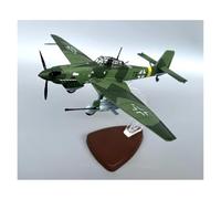 JINGDEE Display scale aircraft 1/72 For German JU87-G1 Fighter Model Hans Rudel 1944 Alloy Military Aircraft Collection Souvenir Suitable for gift giving