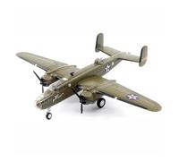 JINGDEE Display scale aircraft 1:72 For Mitchell B-25B Bomber Diecast Alloy Simulation Static Airplane Classic WWII Aircraft Model Suitable for gift giving