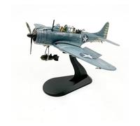 JINGDEE Display scale aircraft 1: 72 For WW2 US SBD-3 Fighter Model Midway Battle Military Simulated Aircraft Holiday Party Gift Suitable for gift giving