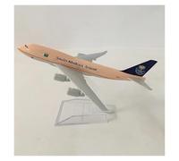 JINGDEE Display scale aircraft 16cm 1/400 For 747 SAUDI ARABIAN Airplane Diecast Metal Plane Static Scale Model Decorative Bookcase Suitable for gift giving