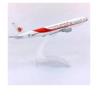 JINGDEE Display scale aircraft 16CM 1:400 For B777 Air Algeria Plane Alloy Metal Aircraft Static Scale Model Decorative Bookcase Suitable for gift giving