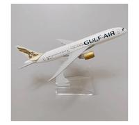 JINGDEE Display scale aircraft 16CM 1/400 For B787 GULF AIR Aircraft Diecast Alloy Metal Plane Model Reception Area Ornament Suitable for gift giving