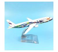 JINGDEE Display scale aircraft 16cm 1:400 For Thailand Bangkok Airways A320 Simulation Alloy Aircraft Model Collection Souvenir Suitable for gift giving