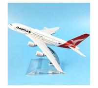 JINGDEE Display scale aircraft 16cm For Australia Airbus A380 Aircraft Model Diecast Metal Airplane Reception Area Ornament Suitable for gift giving