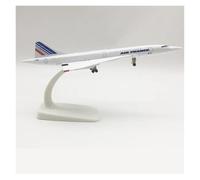 JINGDEE Display scale aircraft 20CM 1/300 For Air France Concorde Aircraft Diecast Metal Scale Plane Model Decorative Bookcase Suitable for gift giving