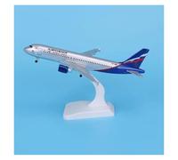 JINGDEE Display scale aircraft 20cm 1:400 For Aeroflot Russian A380 Aircraft Model Diecast Metal Airplane Collection Souvenir Suitable for gift giving