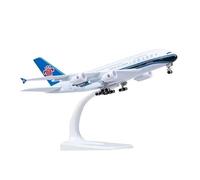 JINGDEE Display scale aircraft 20cm 1/400 For China Southern Airlines A380 Airplane Metal Aircraft Model Conference Table Ornament Suitable for gift giving