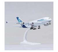 JINGDEE Display scale aircraft 20CM For A380 Prototype Airline Aircraft Diecast Alloy Metal Airplane Model Holiday Party Gift Suitable for gift giving