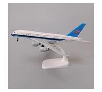 JINGDEE Display scale aircraft 20cm For Air China Southern Airbus A380 Diecast Alloy Metal Airplane Model Reception Area Ornament Suitable for gift giving