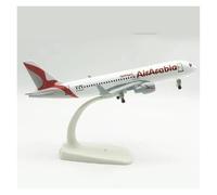 JINGDEE Display scale aircraft 20cm For Arabia A320 Plane Model Diecast Metal Miniature Scale Airplane Reception Area Ornament Suitable for gift giving