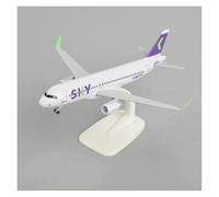 JINGDEE Display scale aircraft 20cm For Chilean Sky A320 Aircraft Model Diecast Metal Miniature Scale Airplane Collection Souvenir Suitable for gift giving