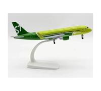 JINGDEE Display scale aircraft 20CM For Russia Siberia S7 A320 Simulation Aircraft Model Alloy Miniature Scale Plane Holiday Party Gift Suitable for gift giving