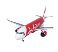 JINGDEE Display scale aircraft 43CM For Airbus A320 Asian Airline Airplane Resin Aircraft Static Scale Model Reception Area Ornament Suitable for gift giving(No LED)