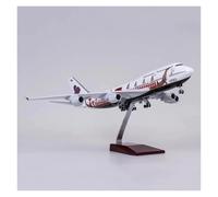 JINGDEE Display scale aircraft 47CM 1:150 For Southeast Asia Thai Airways Dragon Boat B747 Diecast Resin Static Scale Model Suitable for gift giving(No light)