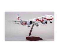 JINGDEE Display scale aircraft 47cm 1:157 For Air China B777 Aircraft Diecast Resin Airplane Static Scale Model Holiday Party Gift Suitable for gift giving(No lamp)