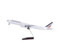 JINGDEE Display scale aircraft 47cm 1:157 For B777 France Air Airlines Aircraft Model Diecast Resin Airplane Reception Area Ornament Suitable for gift giving(No LED)