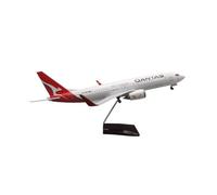 JINGDEE Display scale aircraft 47CM 1:85 For Australian Airbus B737 Qantas Airlines Die-Cast Resin Aircraft Model Collection Souvenir Suitable for gift giving(No LED)