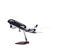 JINGDEE Display scale aircraft 47CM For B787 New Zealand Airplane Model With Landing Gear Resin Scale Aircraft Collection Souvenir Suitable for gift giving(No lamp)