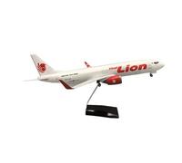 JINGDEE Display scale aircraft 47cm For Lion Airline B737 Plane With Base Diecast Resin Aircraft Model Reception Area Ornament Suitable for gift giving(No light)