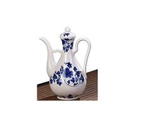 Jingdezhen Ceramic Wine Pot Household Wine Bottle Retro Chinese Court Antique Wine Jug - A02