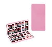 JINGDU Switch Game Case for Switch/OLED/Lite, 24 Slots Switch Game Cartridge Holder, Portable Switch Card Storage Travel Box with 24 Slots for Switch Games and Micro SD Cards, Sailor Moon