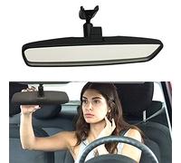 JINGEA 10'' Rear View Mirror, Interior Rearview Mirror Kit Compatible With Toyota Camry Yaris 4Runner Celica MR2 Spyder Prius Tundra Sienna Solara Matrix Ford Focus fiesta Fusion F150, Dodge Ram, Car